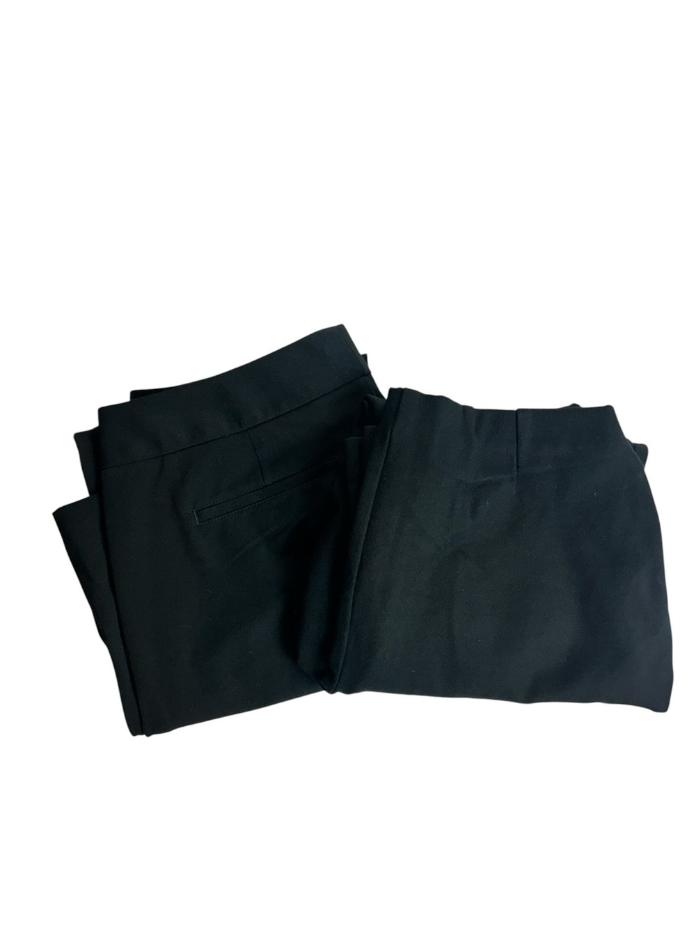 Two Black Dress Pants Size 12/ Large Dockers & Coldwater Creek